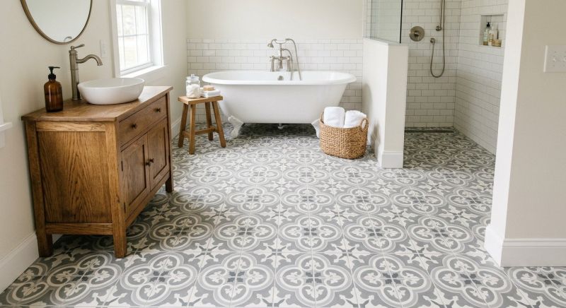 Restroom Floor Replacement in Longmont, CO