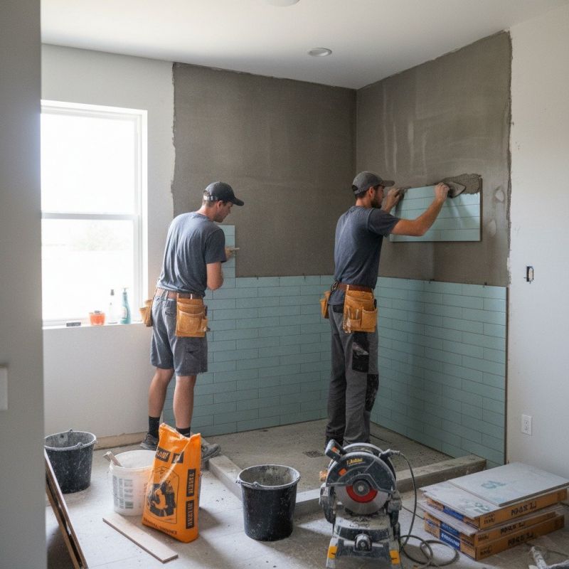 Shower Floor Tiling in Alpharetta, GA