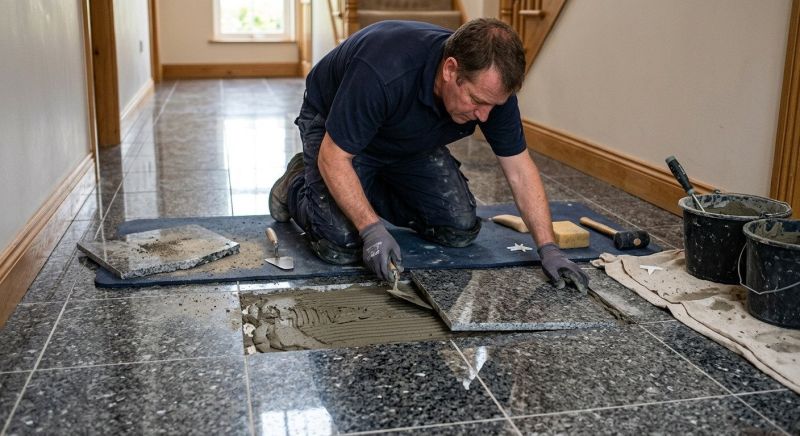 Slate Floor Repair in Kansas City, KS