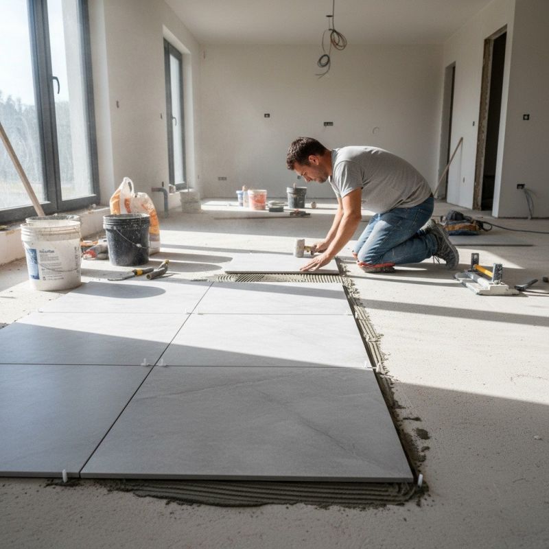 Slate Tile Floor Installation in Frederick, MD