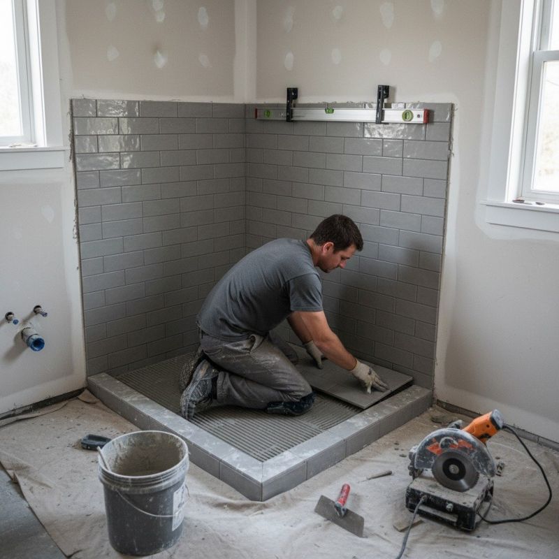 Tile Shower Floor Installation in Littleton, CO