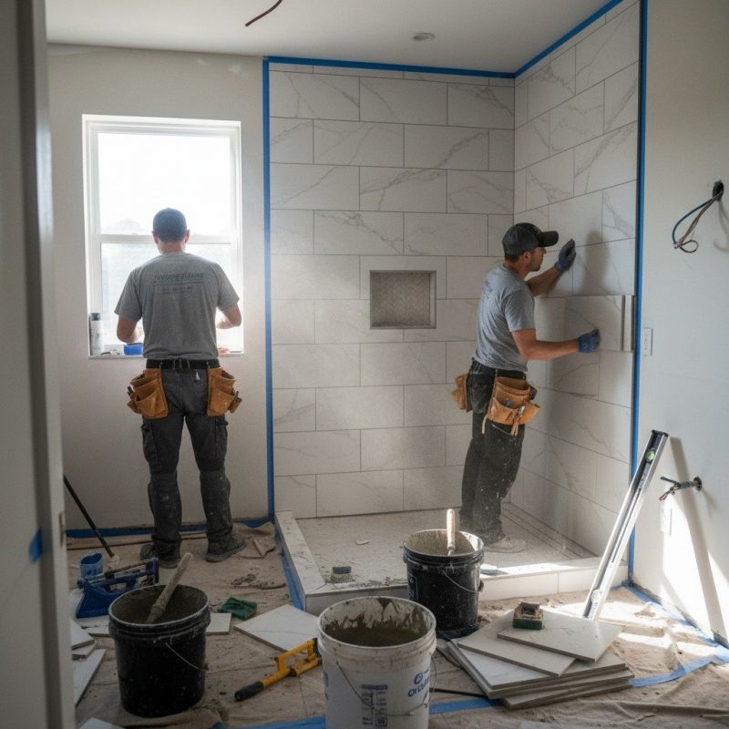 Tile Shower Pan Installation in Boise, ID