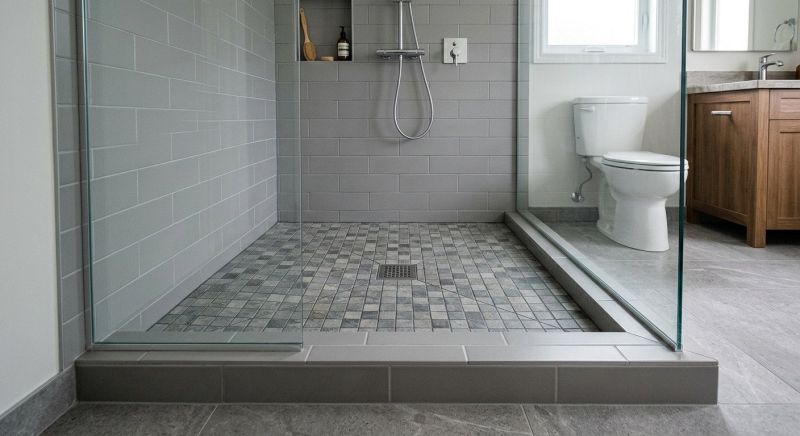 Tile Shower Pan Installation in Boise, ID